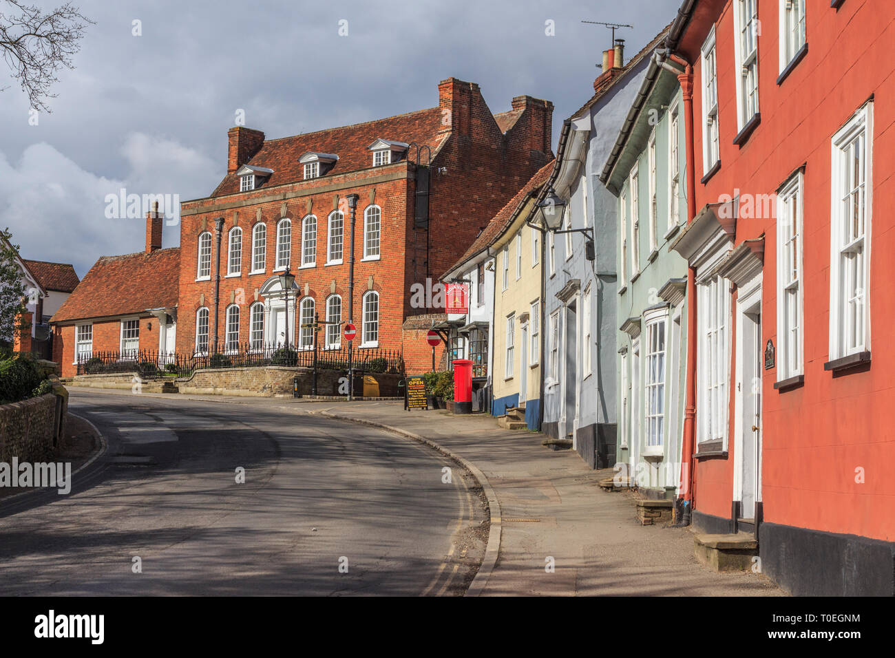 Thaxted village, high street, Essex, Angleterre, RU go Banque D'Images