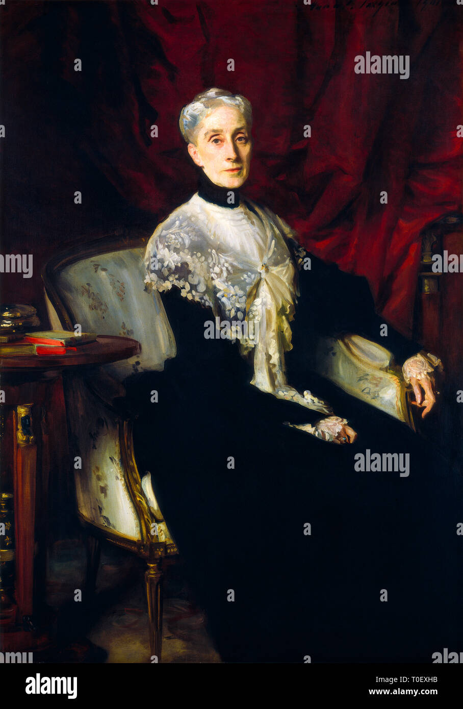 John Singer Sargent, Ellen Endicott Peabody, portrait, 1901 Banque D'Images