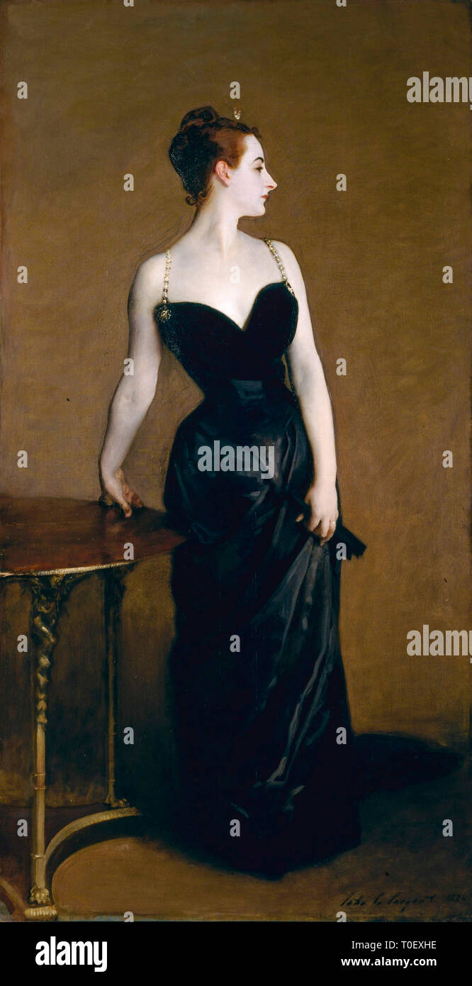 John Singer Sargent, portrait de Madame X, ch. 1883 Banque D'Images
