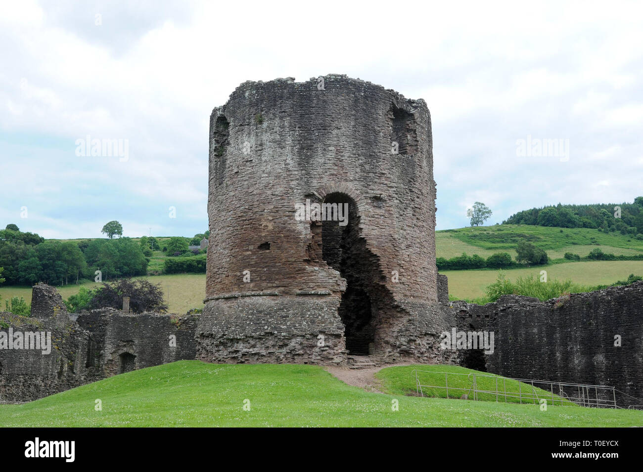 La garder à Skenfrith. Banque D'Images