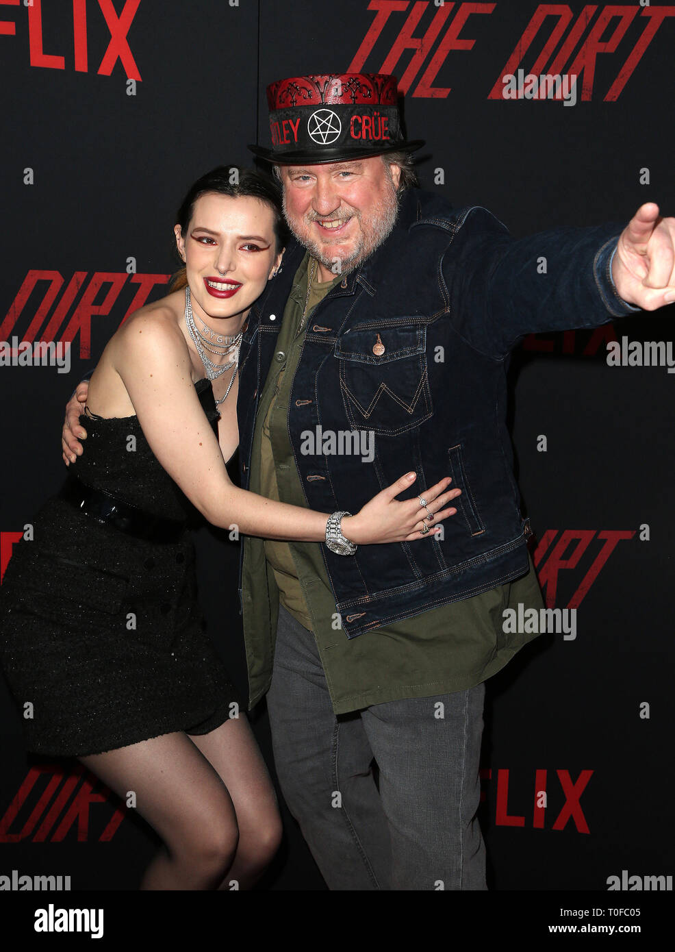 18 mars 2019 - Hollywood, Californie - Bella Thorne, Guest. La "Netflix la saleté' Première mondiale tenue au Théâtre du loup à l'ArcLight Cinemas Cinerama Dome. Crédit photo : Faye Sadou/AdMedia Banque D'Images