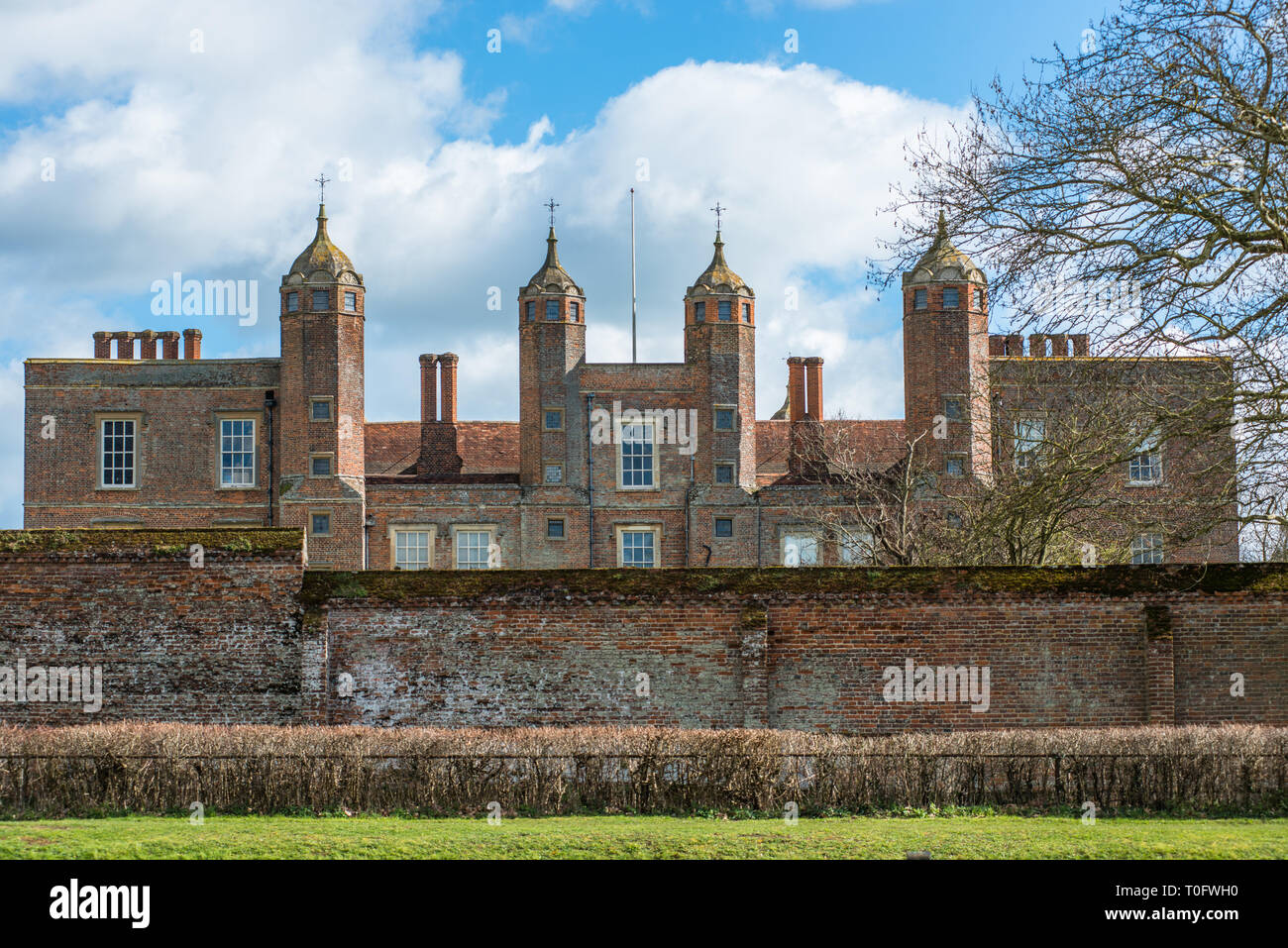 Kentwell Hall à long Melford, Suffolk, East Anglia, Royaume-Uni. Banque D'Images