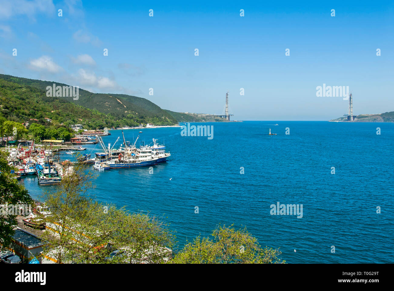 Istanbul, Turquie, 09 mai 2015 : Rumeli Kavagi Banque D'Images