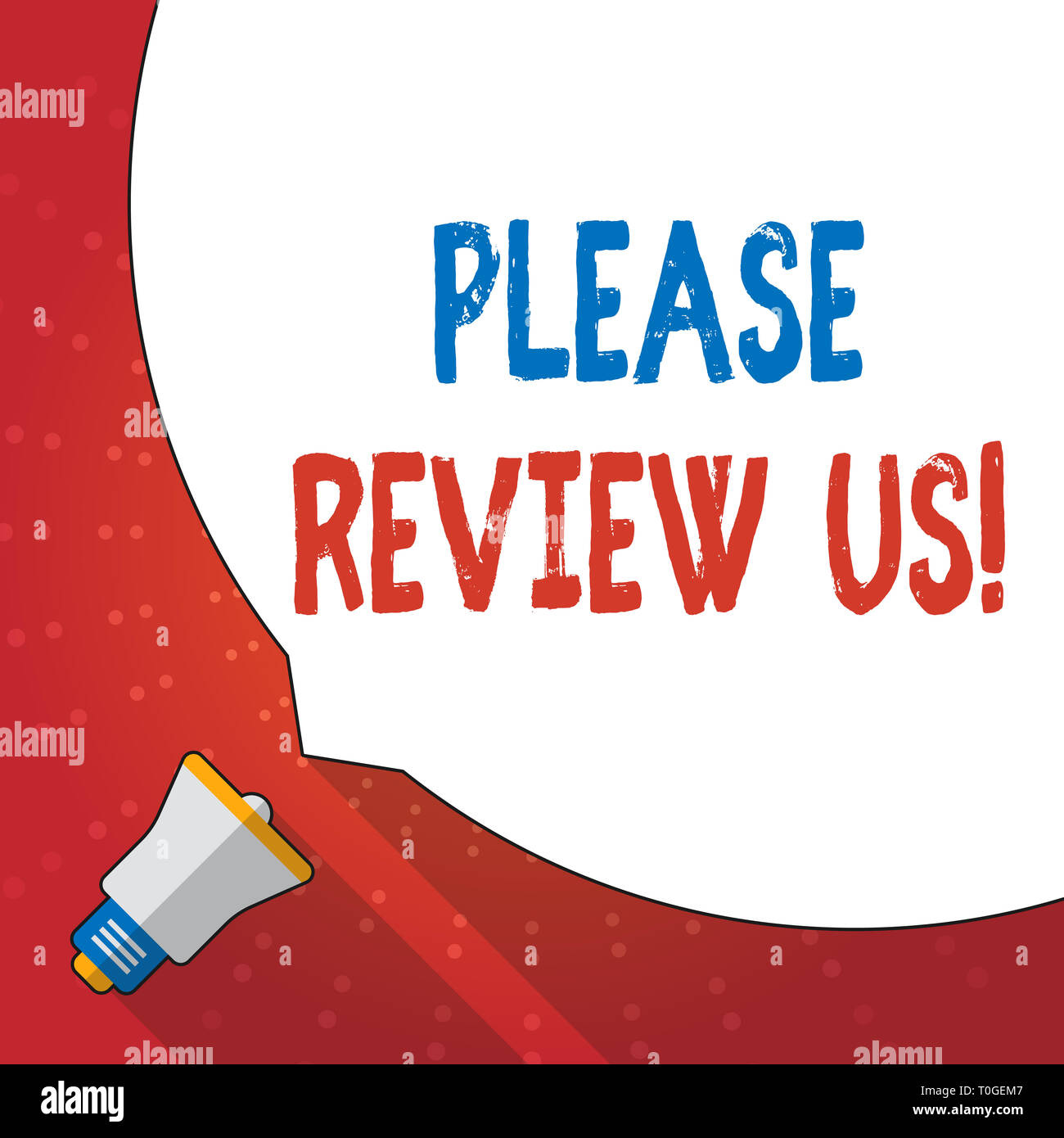 Inscrivez-texte montrant Veuillez consulter nous. Photo d'entreprise situation texte ou système est l'examen formel en montrant d'énormes pouvoirs bulle blanche Banque D'Images