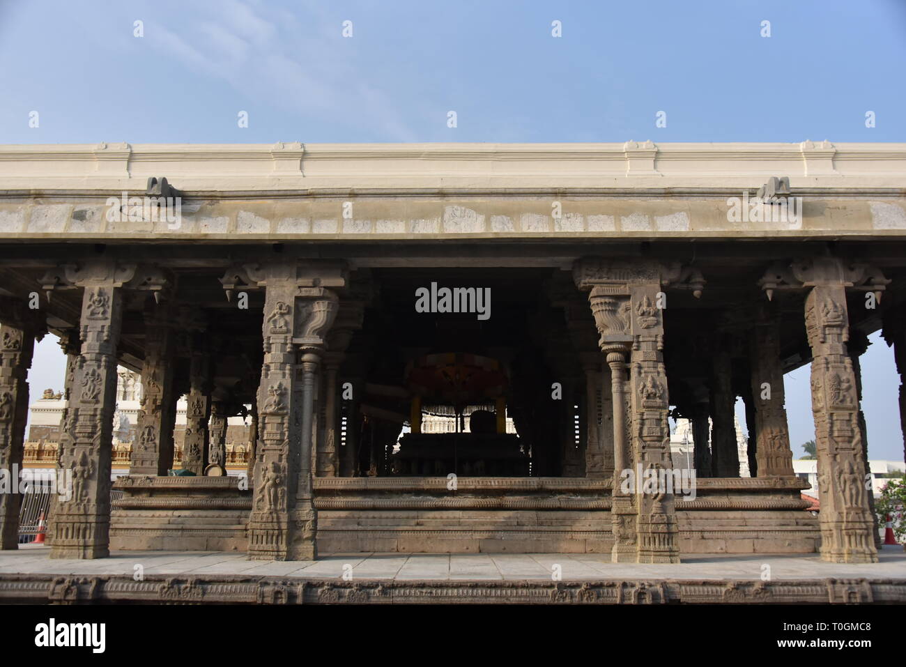 Kamakshi Amman Temple, Kanchipuram, Tamil Nadu, Inde Banque D'Images