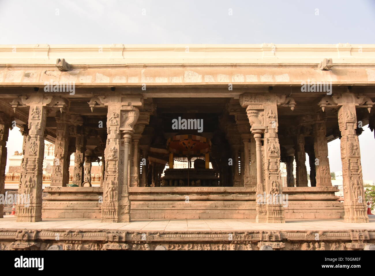 Kamakshi Amman Temple, Kanchipuram, Tamil Nadu, Inde Banque D'Images