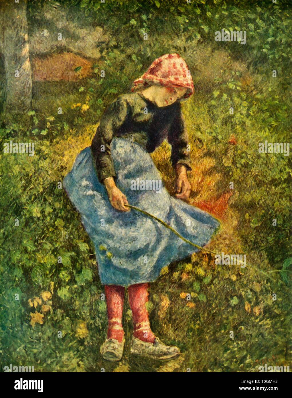 "Créés", paysanne, 1881 (1939). Organisateur : Camille Pissarro. Banque D'Images