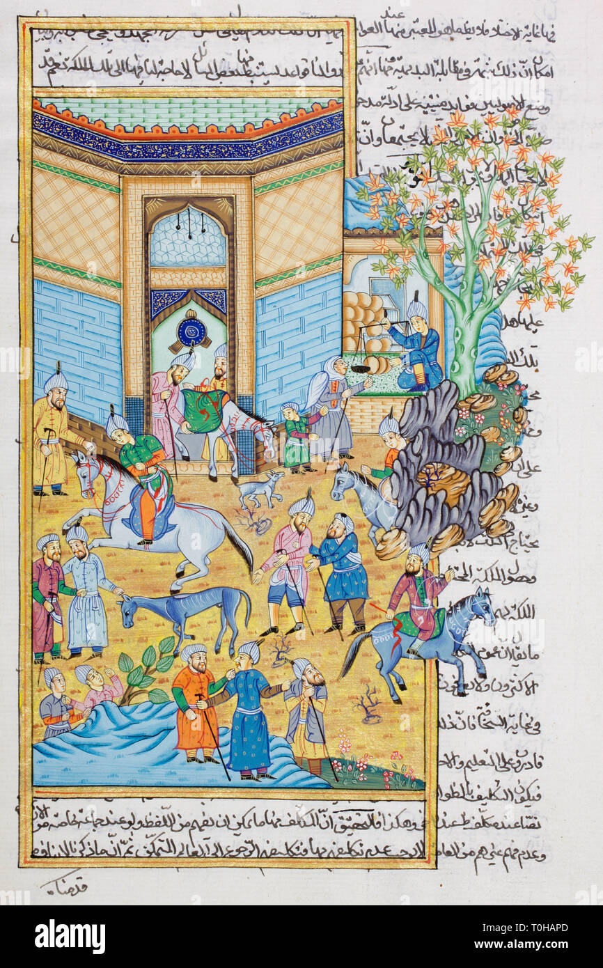 Peinture miniature du Rajasthan, Rajasthan, Inde, Asie Banque D'Images