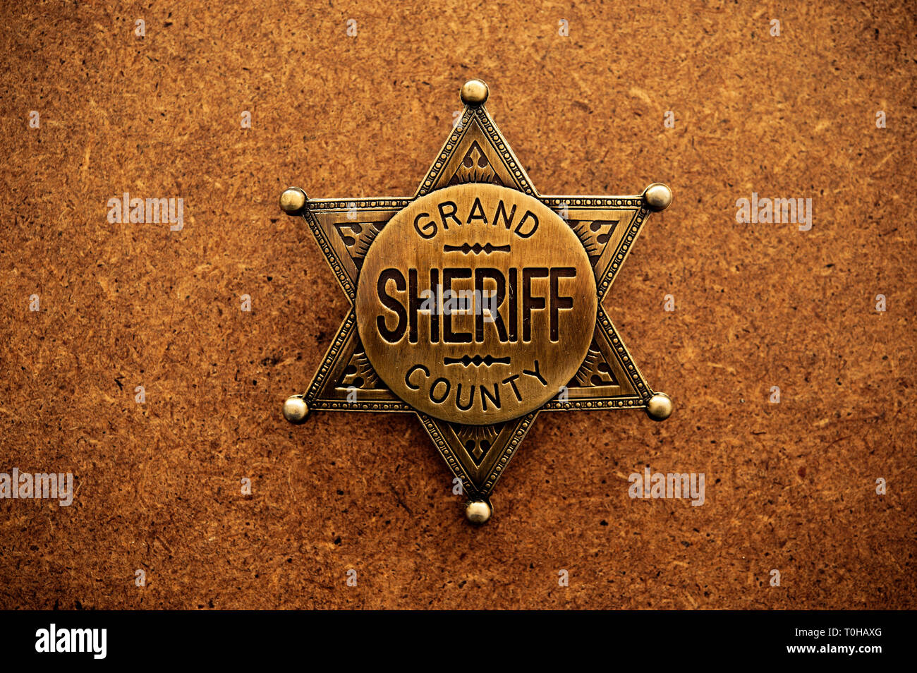 Insigne De Shérif Photo Stock Alamy 4272