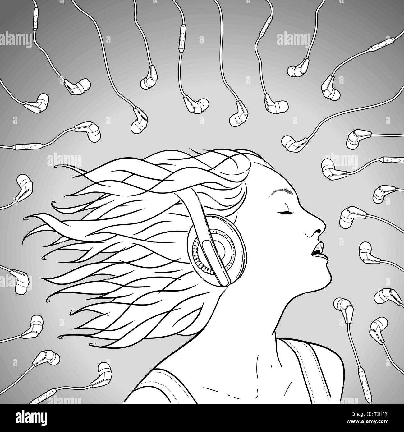 Fille De Dessin Vectoriel Banque D images Vectorielles Alamy fille-de-dessin-vectoriel-banque-d-images-vectorielles-alamy