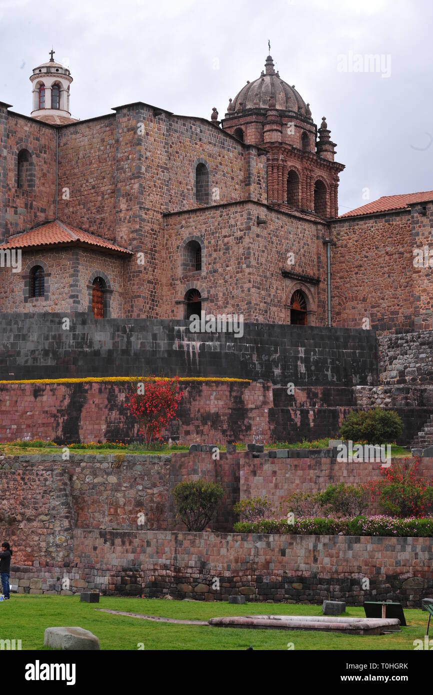 Temple de Coricancha, Cuzco, Pérou, 2015. Organisateur : Luis Rosendo. Banque D'Images