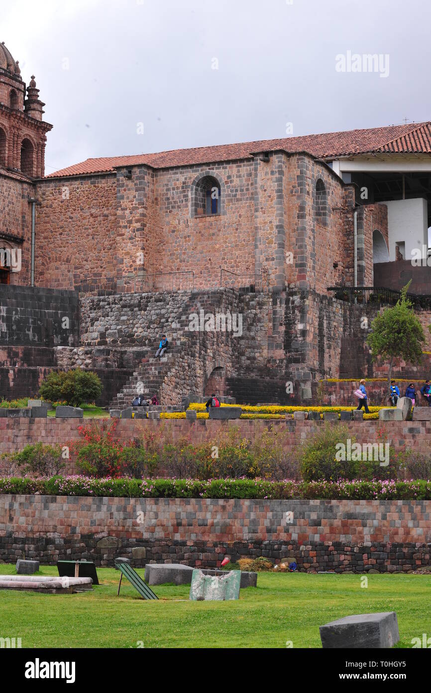 Temple de Coricancha, Cuzco, Pérou, 2015. Organisateur : Luis Rosendo. Banque D'Images