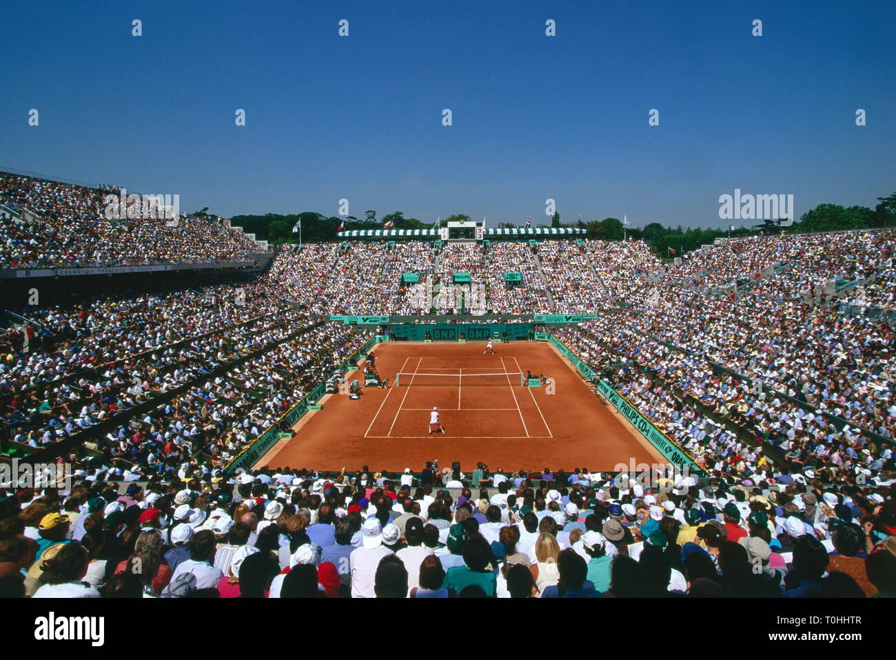 Sports nautiques, tennis, Open de France, Roland Garros, Paris, 1994, Additional-Rights Clearance-Info-Not-Available- Banque D'Images