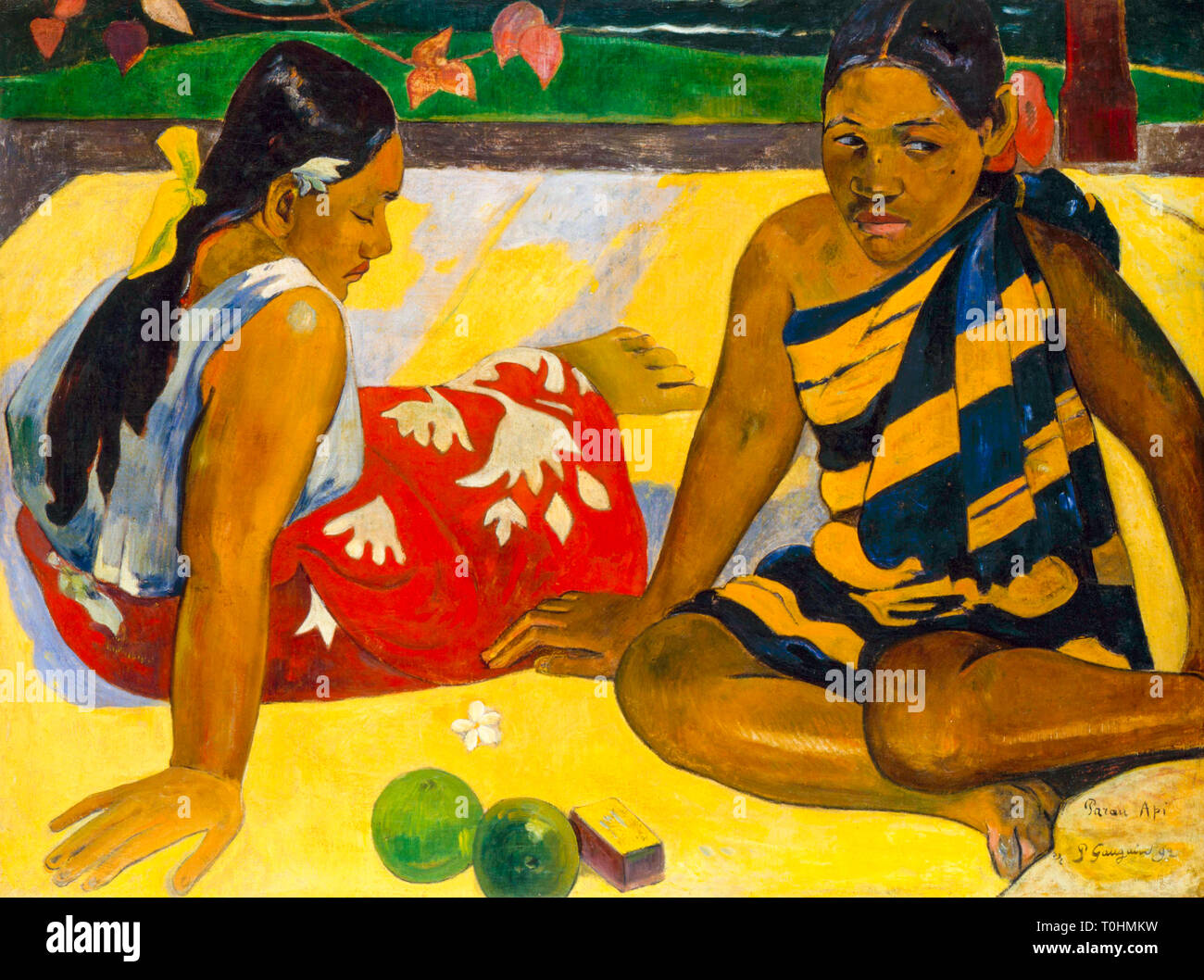 Paul Gauguin, quelles nouvelles ?, peinture, 1892 Banque D'Images