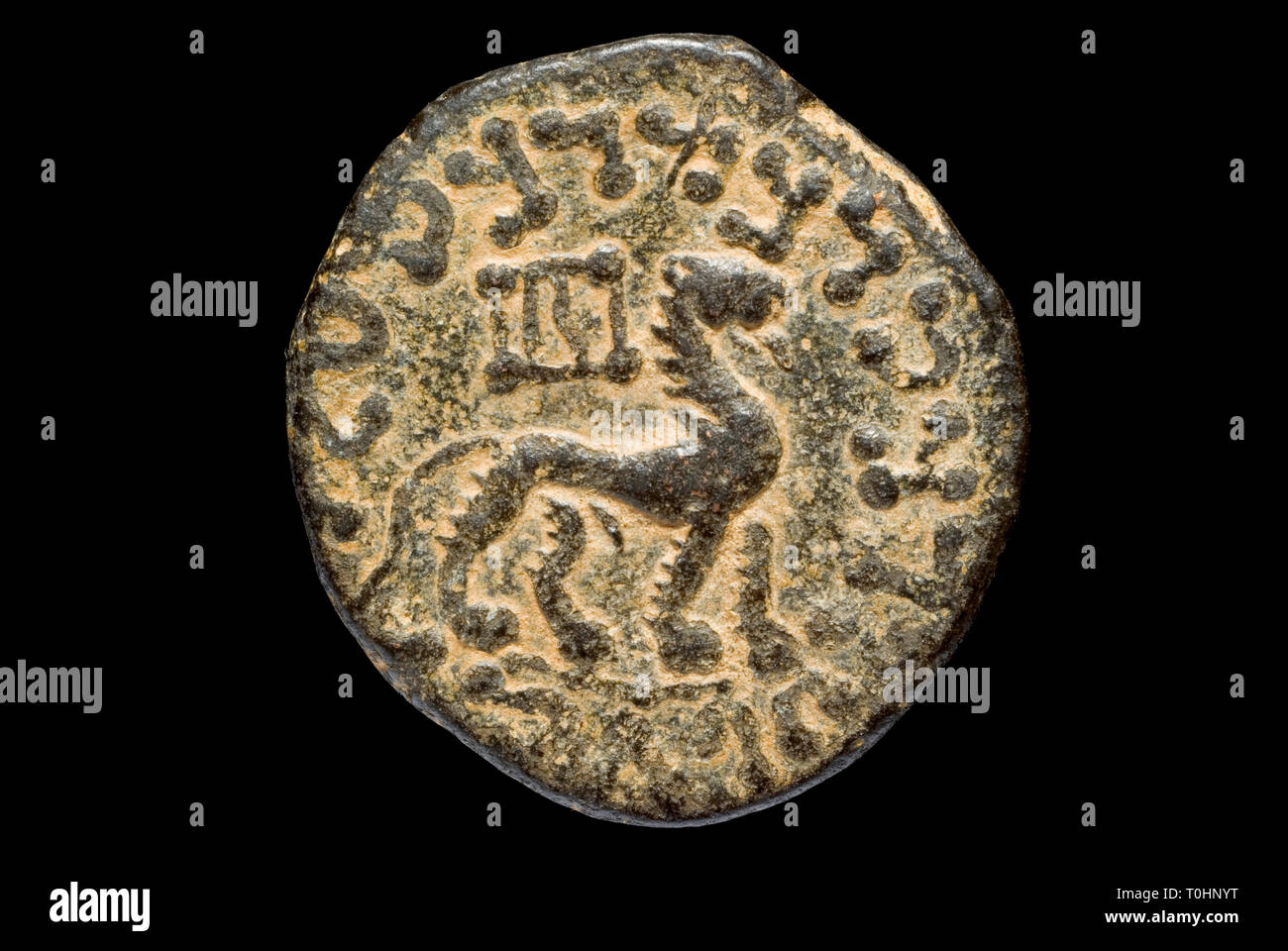 Pièce Indo-Scythian Banque D'Images