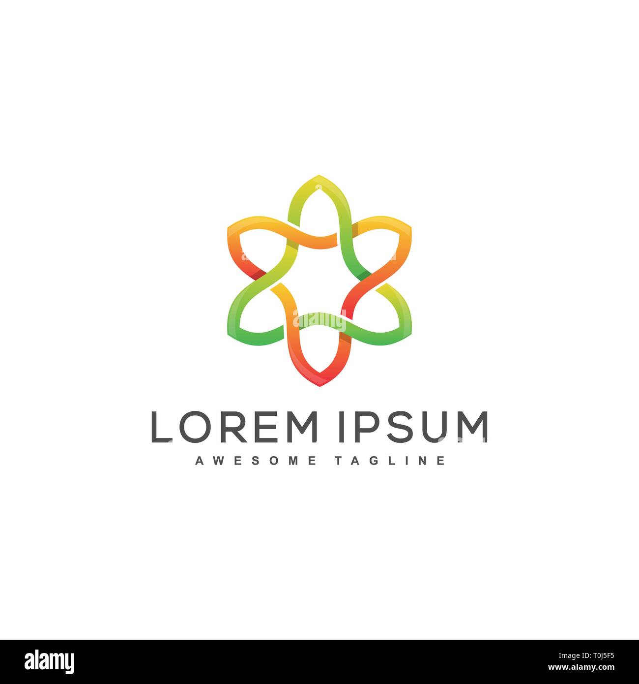 Star Concept illustration vector modèle. Convient pour l'industrie créative, multimédia, animation, formation, boutique, et toute activité commerciale complémentaire Illustration de Vecteur