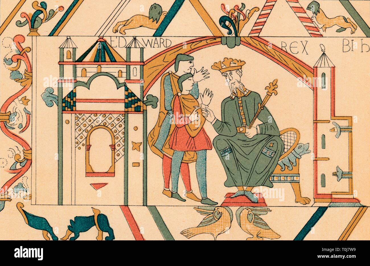 "Edward's instructions pour Harold', (19e siècle ?). Créateur : Inconnu. Banque D'Images