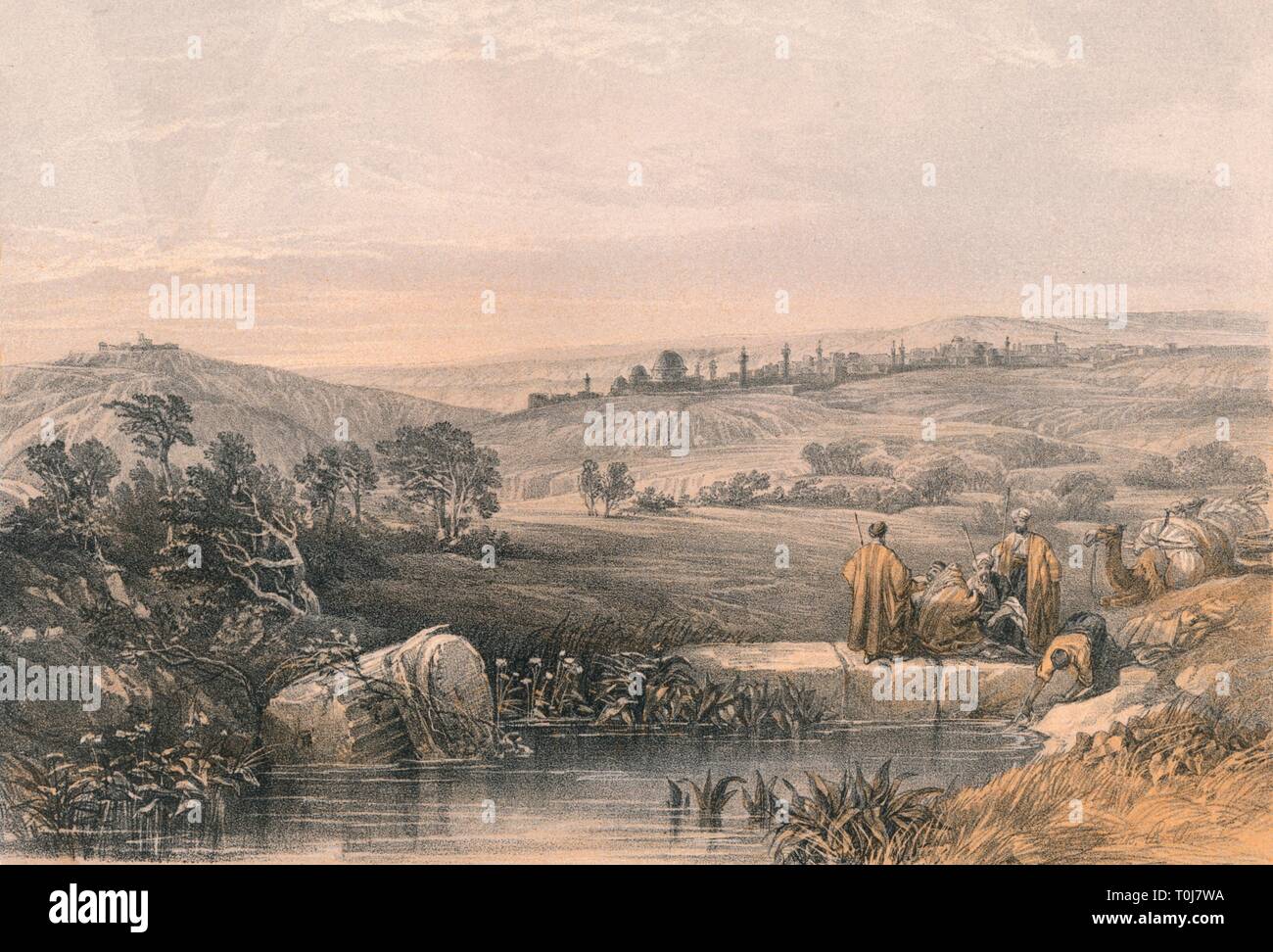"Jérusalem du Nord", 1855. Créateur : Inconnu. Banque D'Images