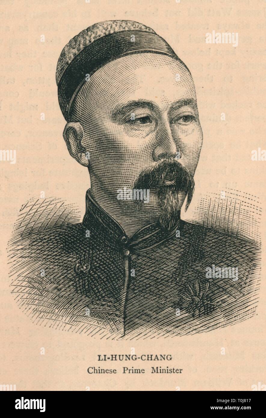'Li-Hung Chang, Premier Ministre chinois', fin du xixe siècle. Créateur : Inconnu. Banque D'Images