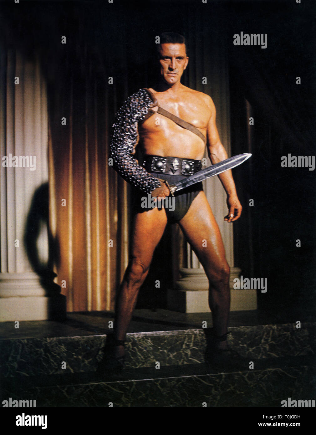 KIRK DOUGLAS, Spartacus, 1960 Banque D'Images