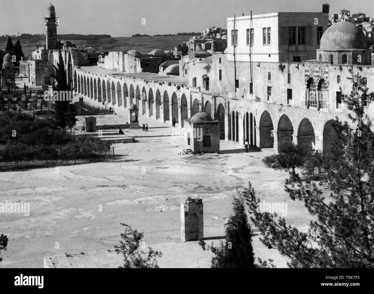 Géographie / voyages, Israël, Jérusalem, chambre du conseil du Sanhédrin, vue extérieure, 1962, Additional-Rights Clearance-Info-Not-Available- Banque D'Images