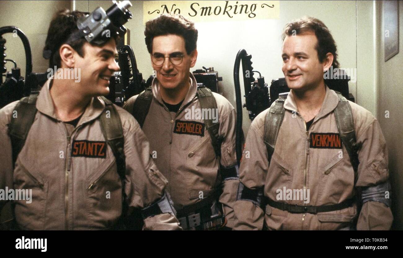 DAN aykroyd, harold ramis, Bill Murray, Ghostbusters, 1984 Banque D'Images