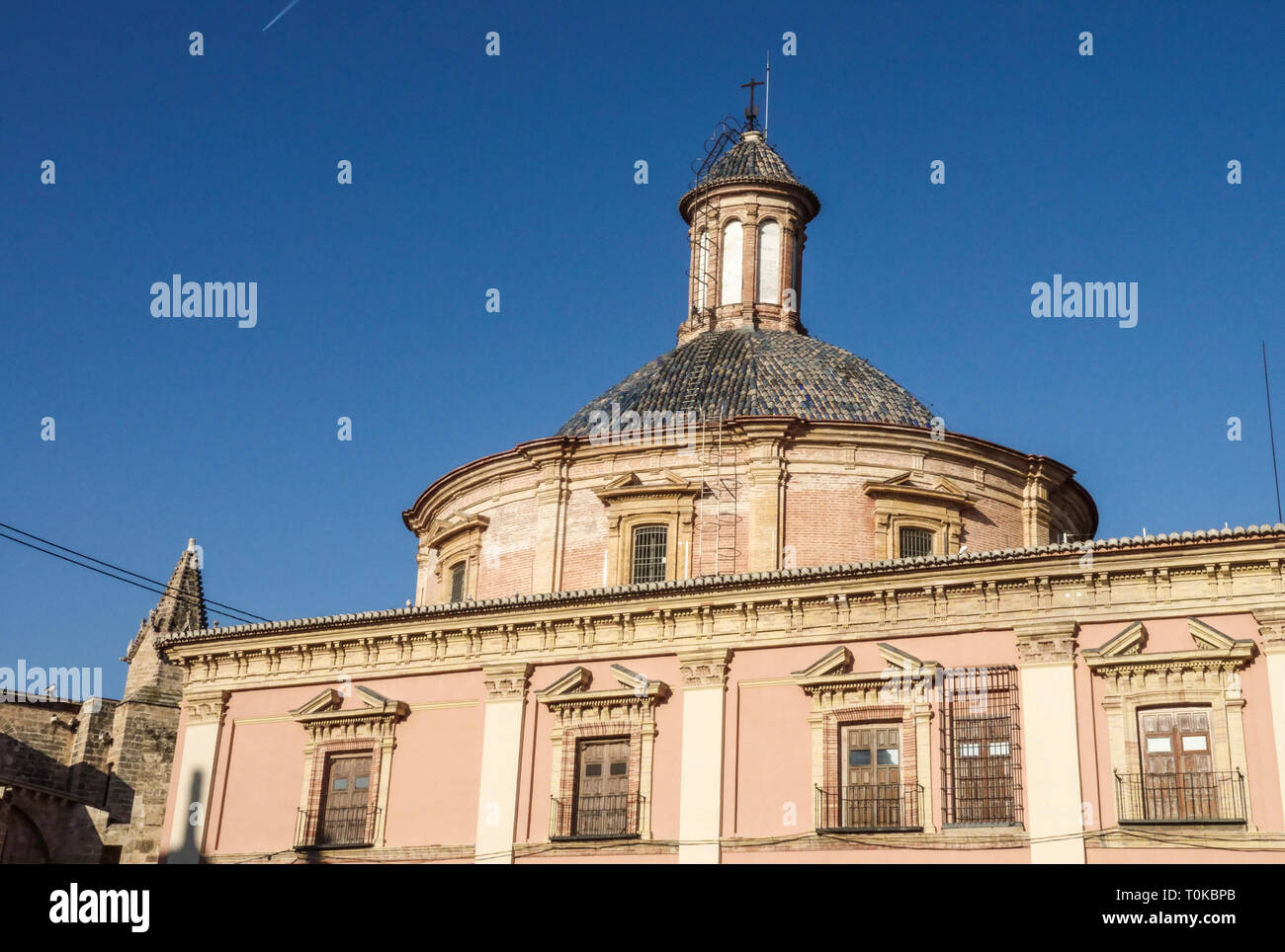 Basílica de la Mare de Déu dels Desamparats Basilique de Nuestra Señora de los Desamparados, Valencia Espagne Banque D'Images