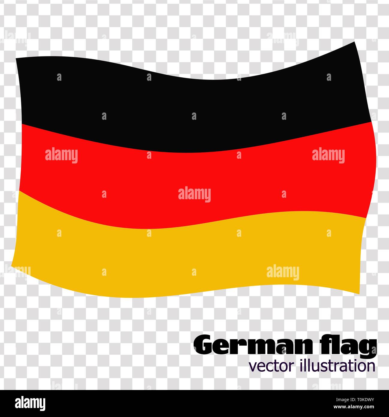 Heureux l'Allemagne jour arrière-plan. Bouton lumineux avec pavillon de l'Allemagne. L'illustration de la bannière avec le drapeau. Vector illustration. Illustration de Vecteur