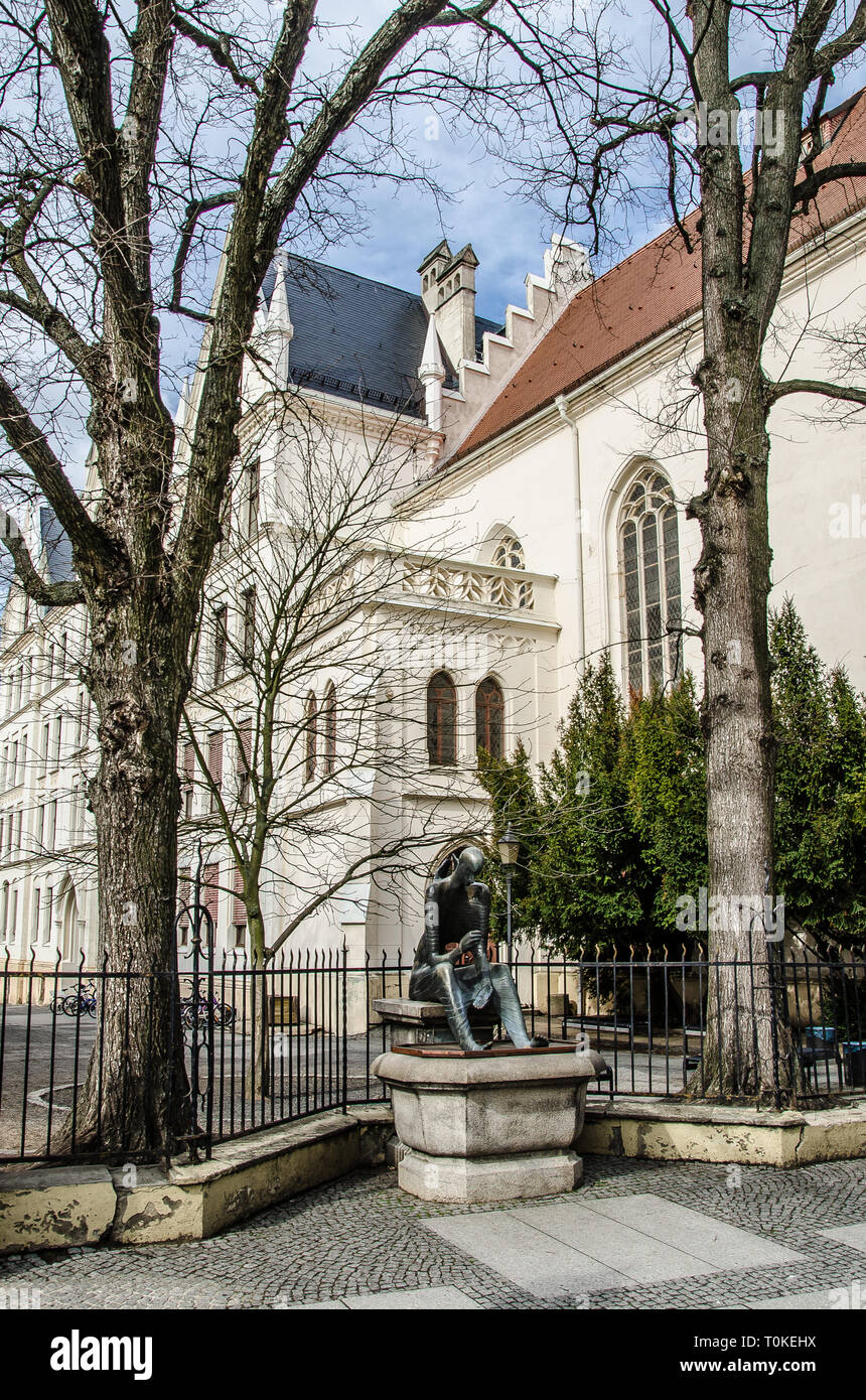 La ville la plus à Görlitz en Allemagne est une ville avec beaucoup d'expérience. La ville est située sur la Neisse de Lusace, en Saxe. Banque D'Images