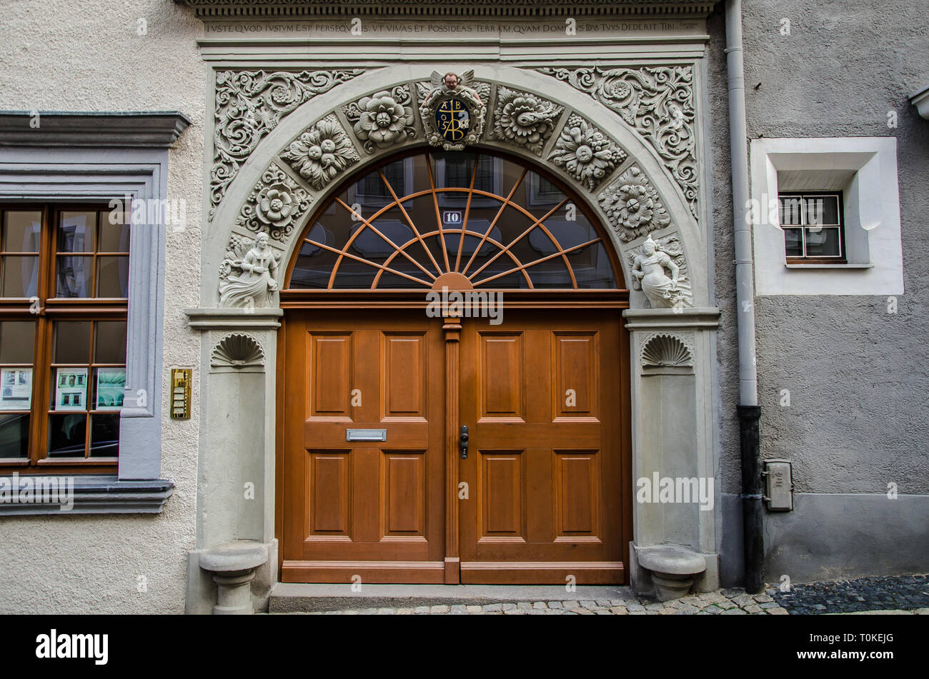 La ville la plus à Görlitz en Allemagne est une ville avec beaucoup d'expérience. La ville est située sur la Neisse de Lusace, en Saxe. Banque D'Images