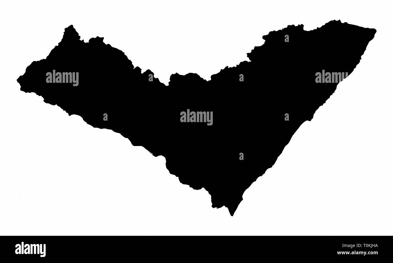 Carte de l'état d'Alagoas Illustration de Vecteur