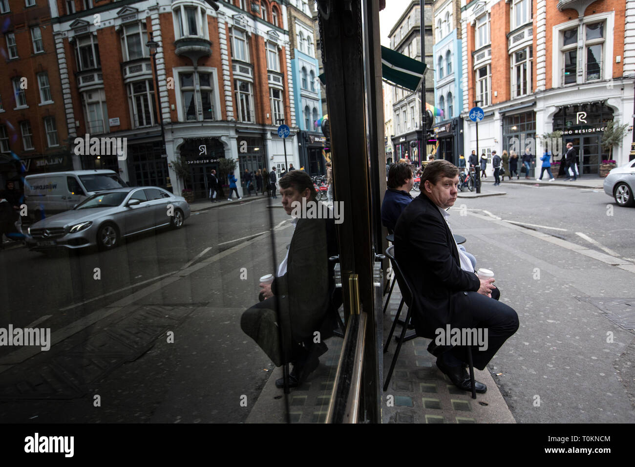 Wardour Street, Soho, London, UK Banque D'Images