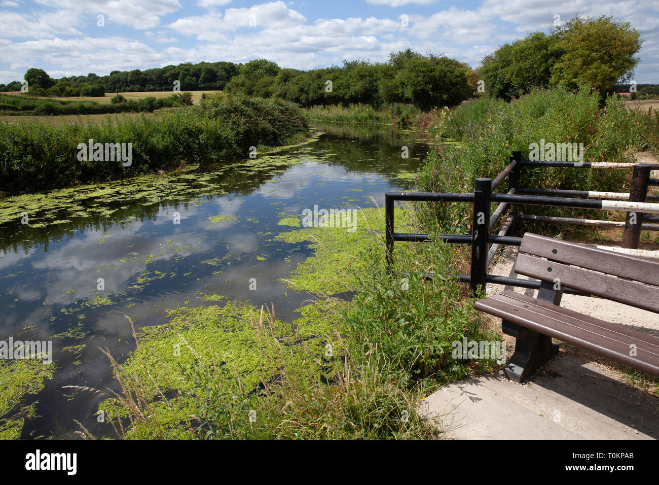 Canal Chesterfield à Turnerwood serrures double. Banque D'Images