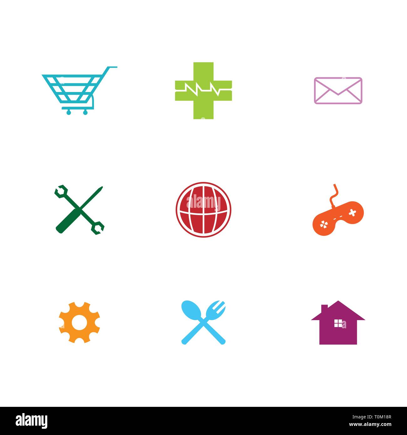 Vector illustration de télévision ligne mince symbole Illustration de Vecteur