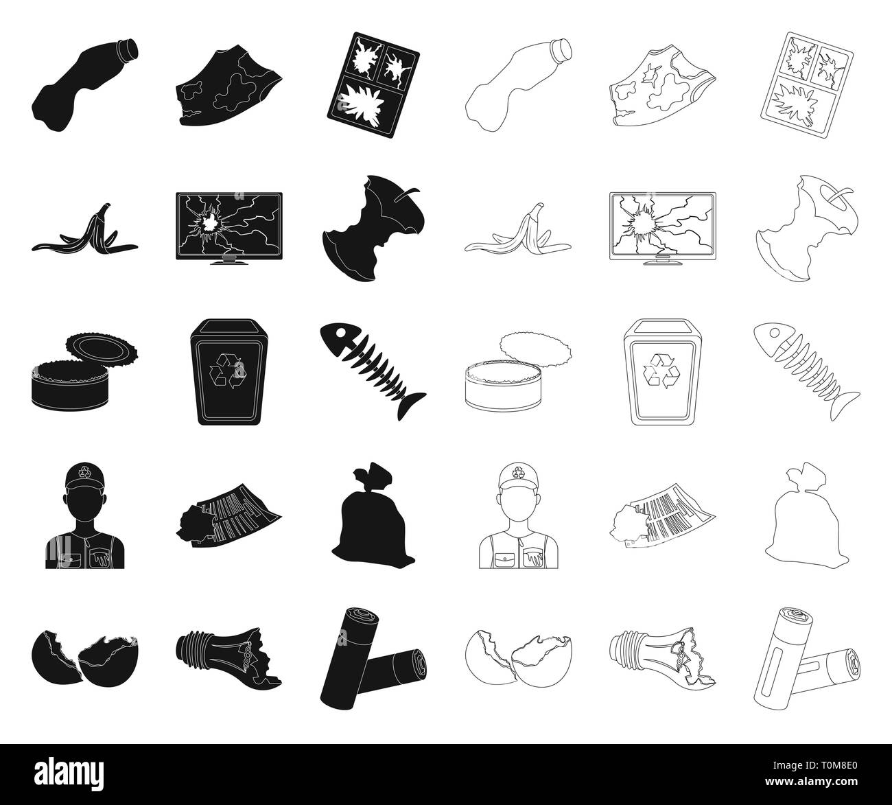 L'art,apple,banane,batteries,Black,contours,bouteille,casse,peut,collection,nettoyage,collector.,déchets,froissé,design,terre,coquille,poisson,déchets,icône illustration,isolé,logo,ampoule,métal,ouvert,papier,plastique,peel,dépose,chutes,set,chemise,d,s,,squelette symbole,fusée, la télévision, l'étain,déchiré,Corbeille,,insalubres des déchets,,web,fenêtre vecteurs vecteur , Illustration de Vecteur