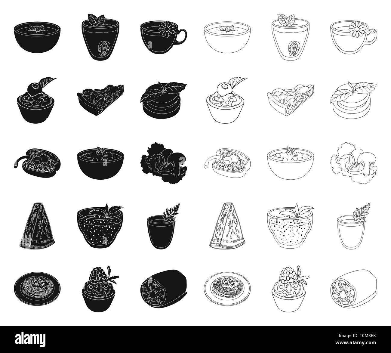 Bénéficier,Black,contours,Bleuets bleuet,bouillon,chou,carotte,camomille,collection,champignon,cosmétiques,chalet,crème,coupe,alimentation,plat,aubergine,alimentaire,fruits,verre,santé,glace,,icône,illustration,la laitue, lait, mousse,écrou,oignon,le persil,le poivre,pâtes, pizza,plaque,plantes,framboises,riz,roll, saucisses,set,signer,fraise,,soupe, thé, symbole,tomate,légumes,pastèque,végétarien vecteurs vecteur , Illustration de Vecteur