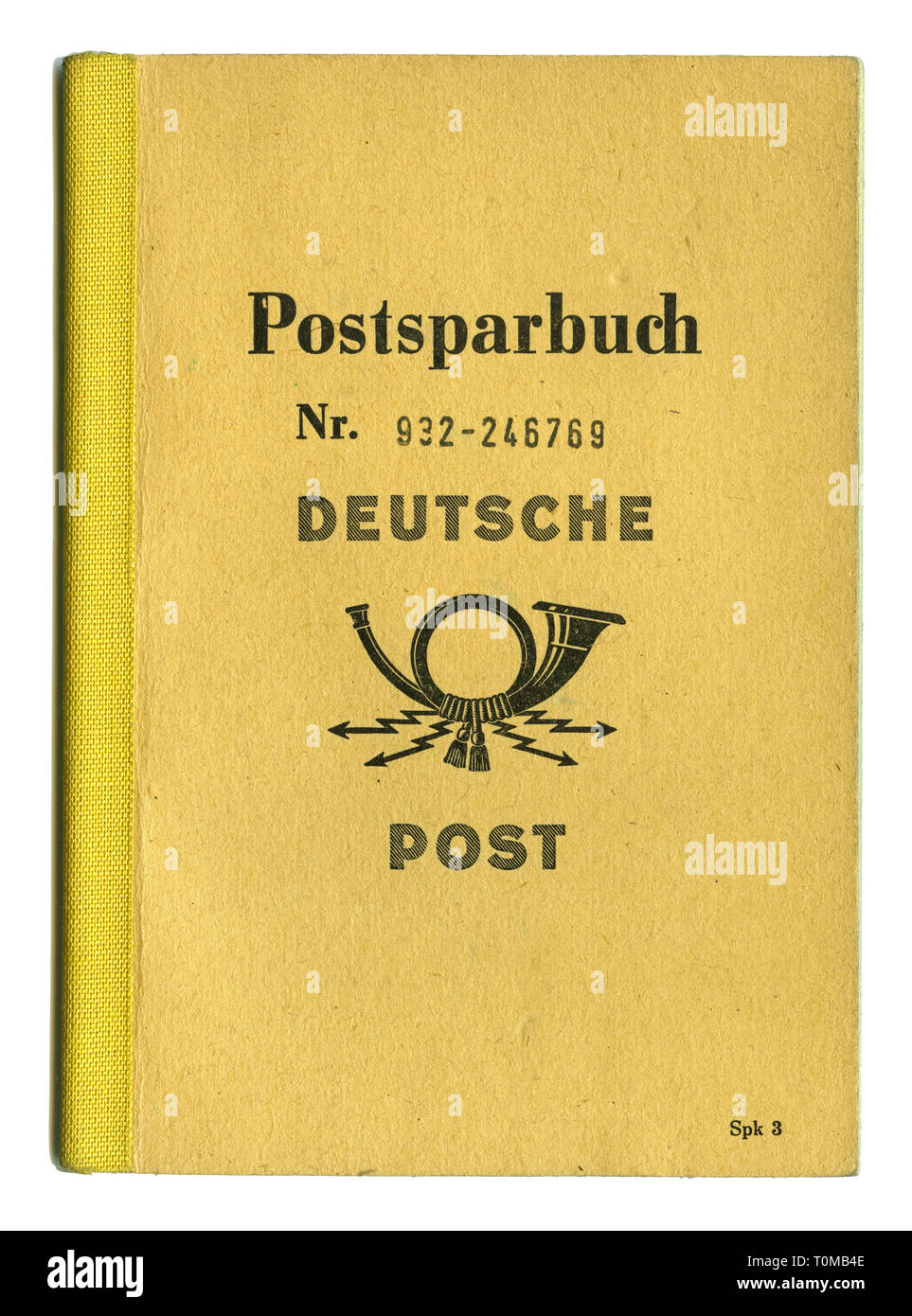 Mail, Carnet d'épargne postale, East-Germany, 1972, Additional-Rights Clearance-Info-Not-Available- Banque D'Images