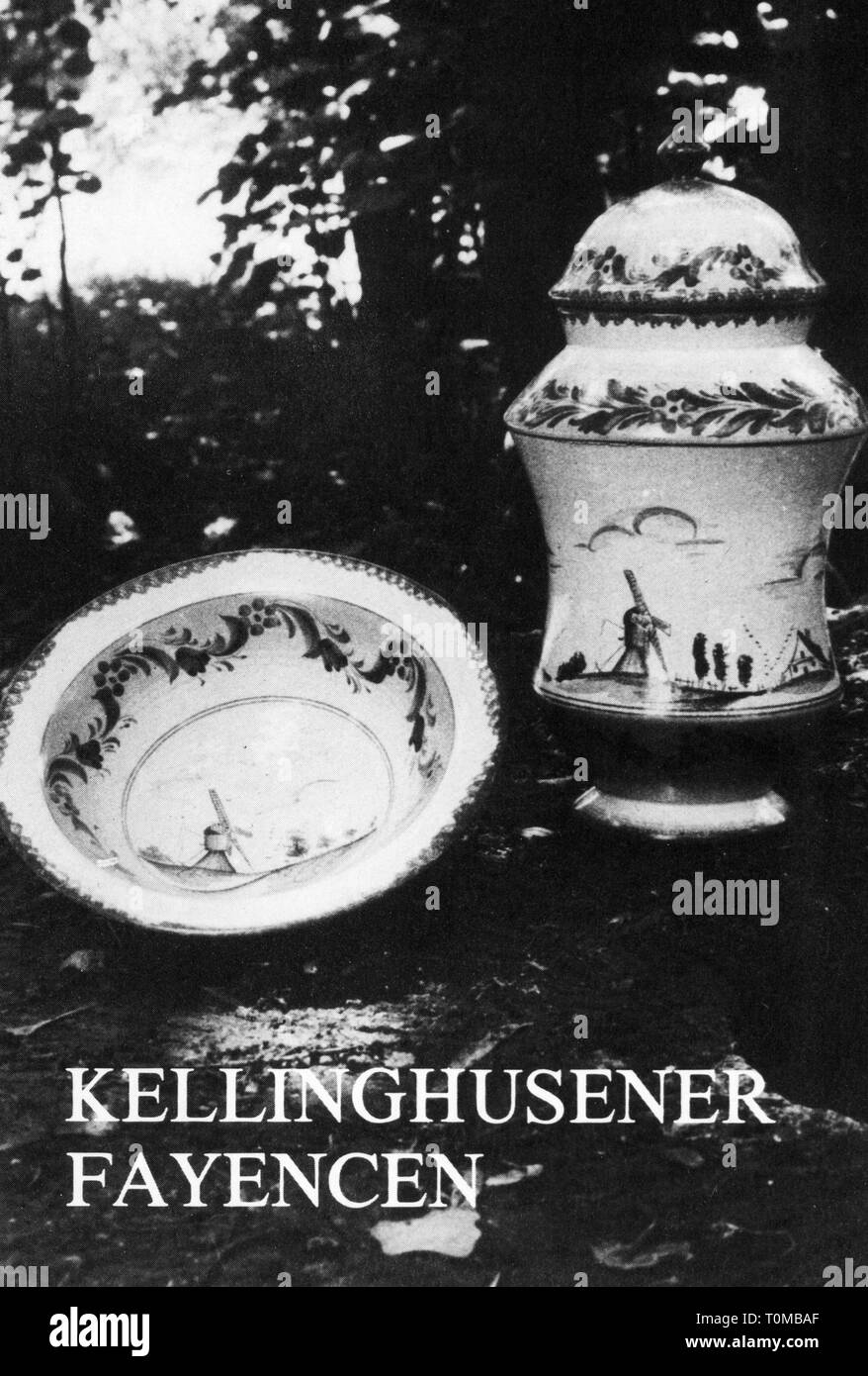 Livres, Trenck, Ingeburg van der, 'Kellinghusener Fayencen', Bad Bramstedt, 1983 Additional-Rights Clearance-Info,--Not-Available Banque D'Images