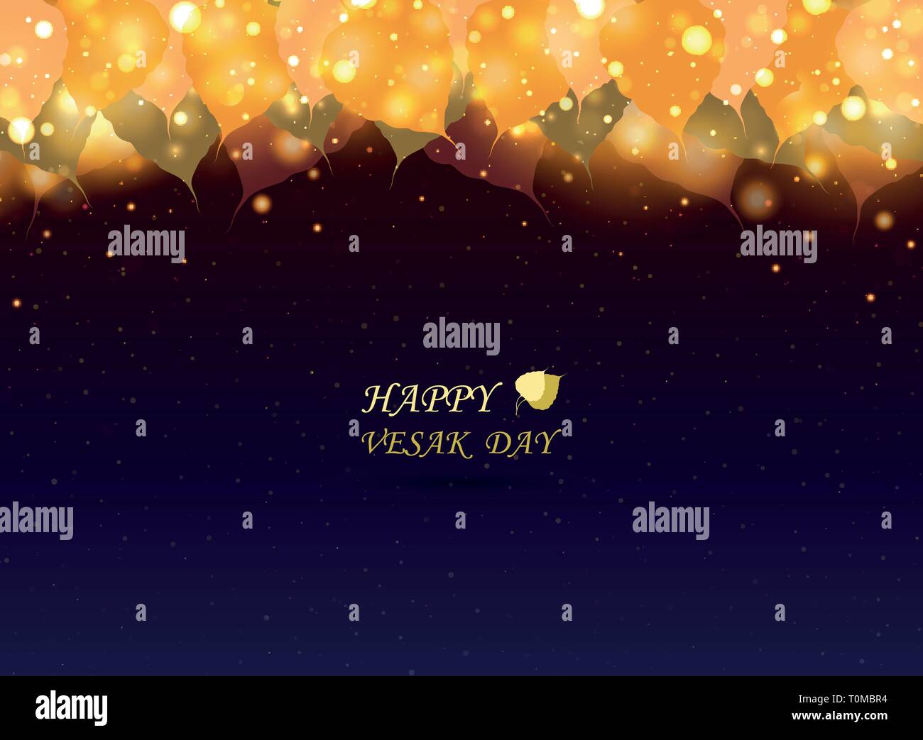 Abstract Vesak day festival pour le Bouddhisme. Dans les pays d'Asie traditionnel de la Thaïlande et l'Inde. Vous pouvez utiliser pour votre annonce, affiche, print, illustrations. illustration vecto Illustration de Vecteur