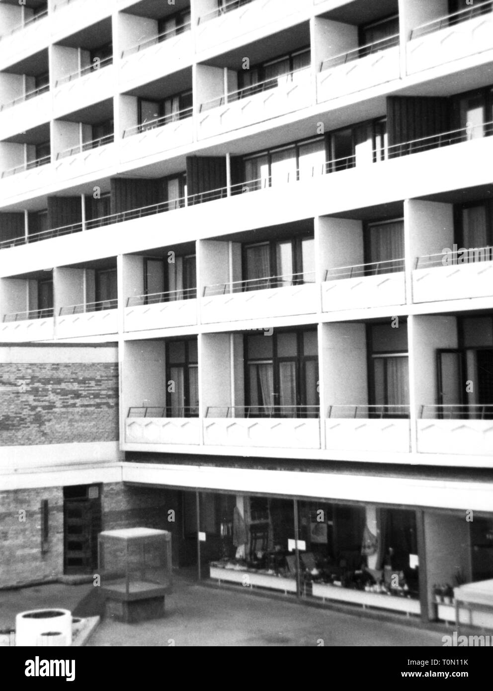 Géographie / voyage, Allemagne, Sylt, immeuble, Hôtel Roth in Westerland, vue extérieure, 1969 Additional-Rights Clearance-Info,--Not-Available Banque D'Images