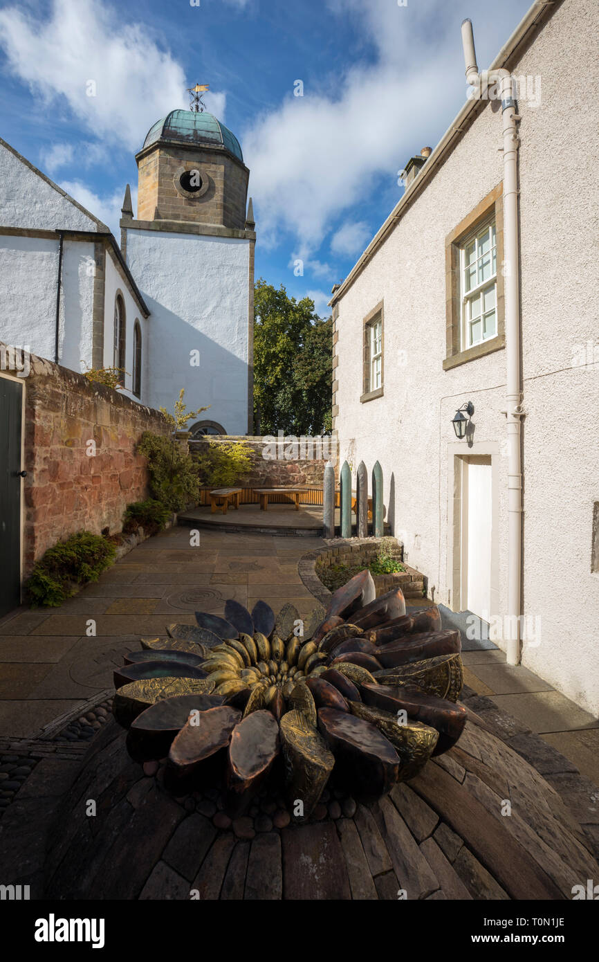 Hugh Miller jardin du musée ; Cromerty ; l'Ecosse Banque D'Images