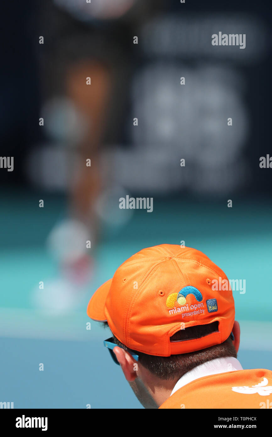 Miami Gardens, Florida, USA. 21 Mar 2019. Atmosphère pendant quatre jours de l'Open de tennis de Miami le 21 mars 2019 à Miami Gardens, en Floride. Personnes : Atmosphère tempêtes Crédit : Media Group/Alamy Live News Banque D'Images