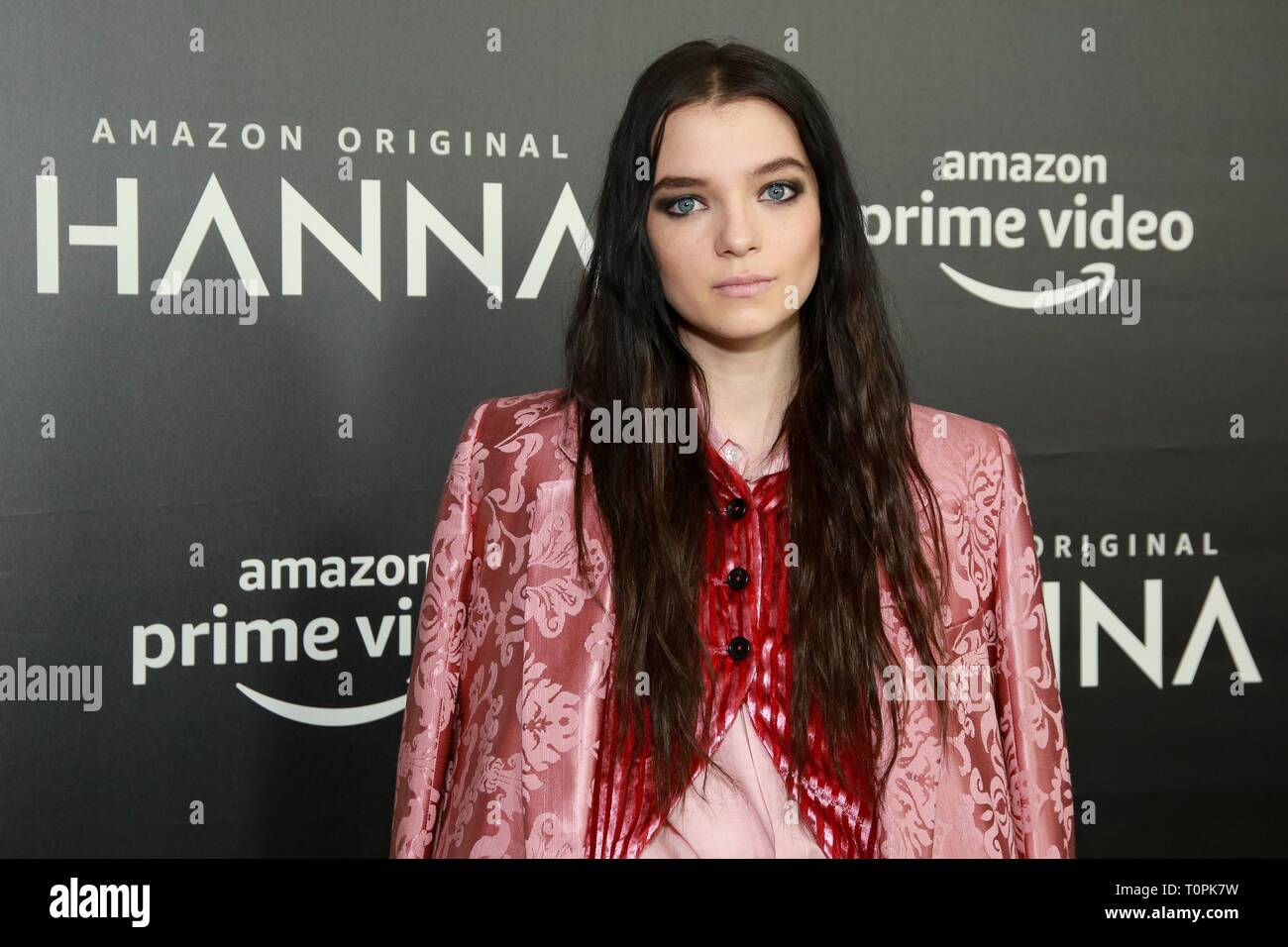 New York, NY, USA. Mar 21, 2019. Esme Creed-Miles aux arrivées d'HANNA Series Premiere sur Amazon premier vidéo, Whitby Voir le Theatre, New York, NY, 21 mars 2019. Crédit : Jason Mendez/Everett Collection/Alamy Live News Banque D'Images