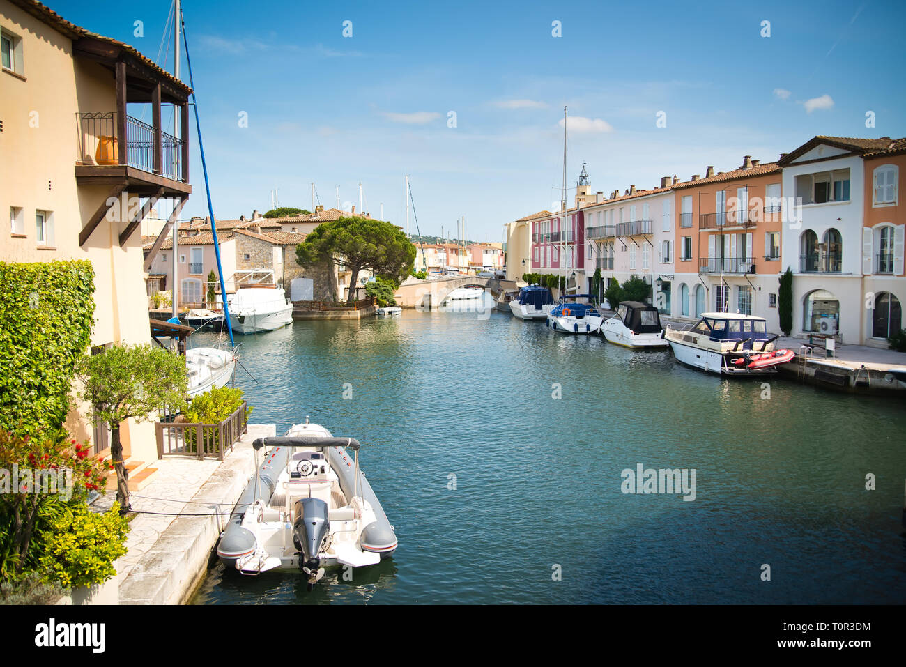 Port Grimaud - Venise Française Banque D'Images