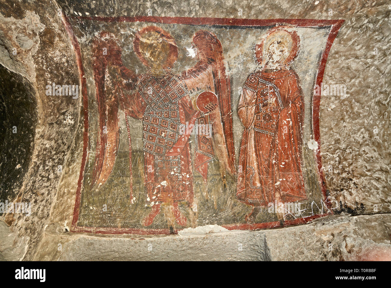 Photos et images de fresques de l'église de la KOC, 10e siècle, le monastère Vadisi Vallée, anastır «Vadisi", de la vallée d'Ihlara, Guzelyurt Aksaray , Pr Banque D'Images