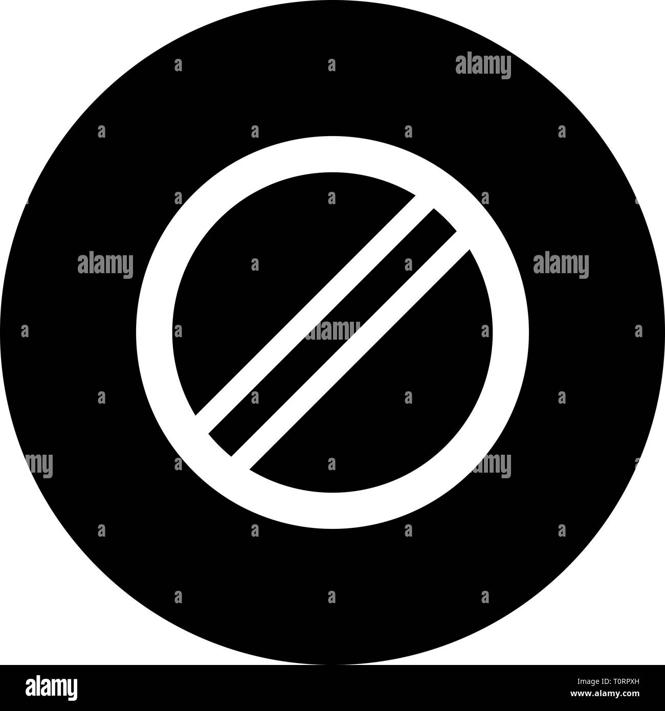 Illustration de la limite de vitesse l'icône nationale s'applique Banque D'Images