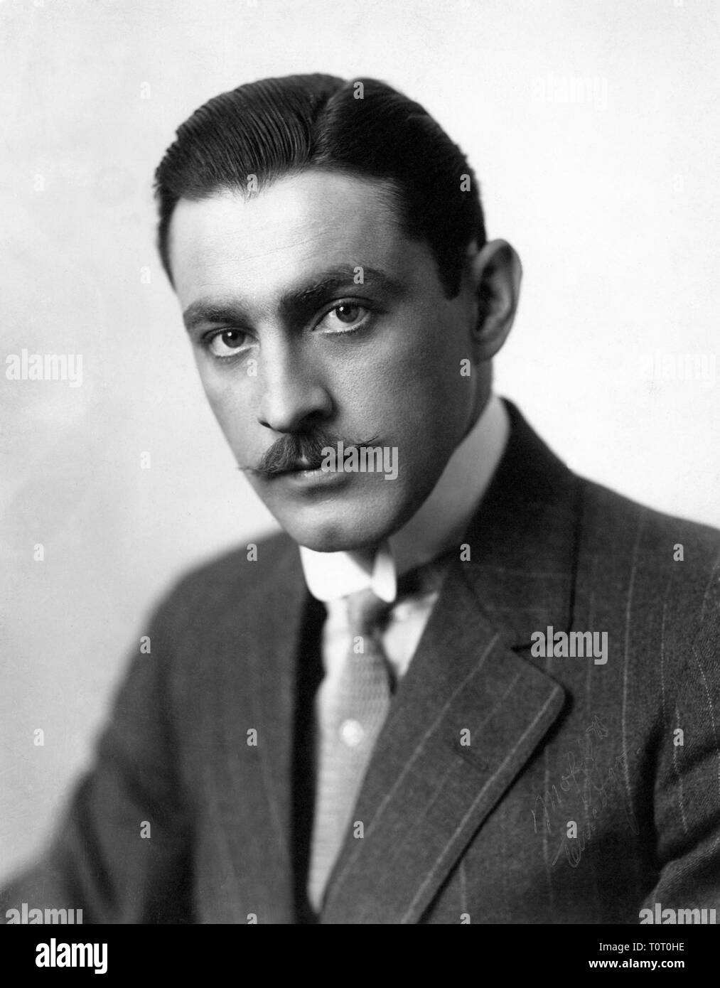 Portrait de John Barrymore comme un jeune homme vers 1914 Moffett Studio Chicago USA Banque D'Images