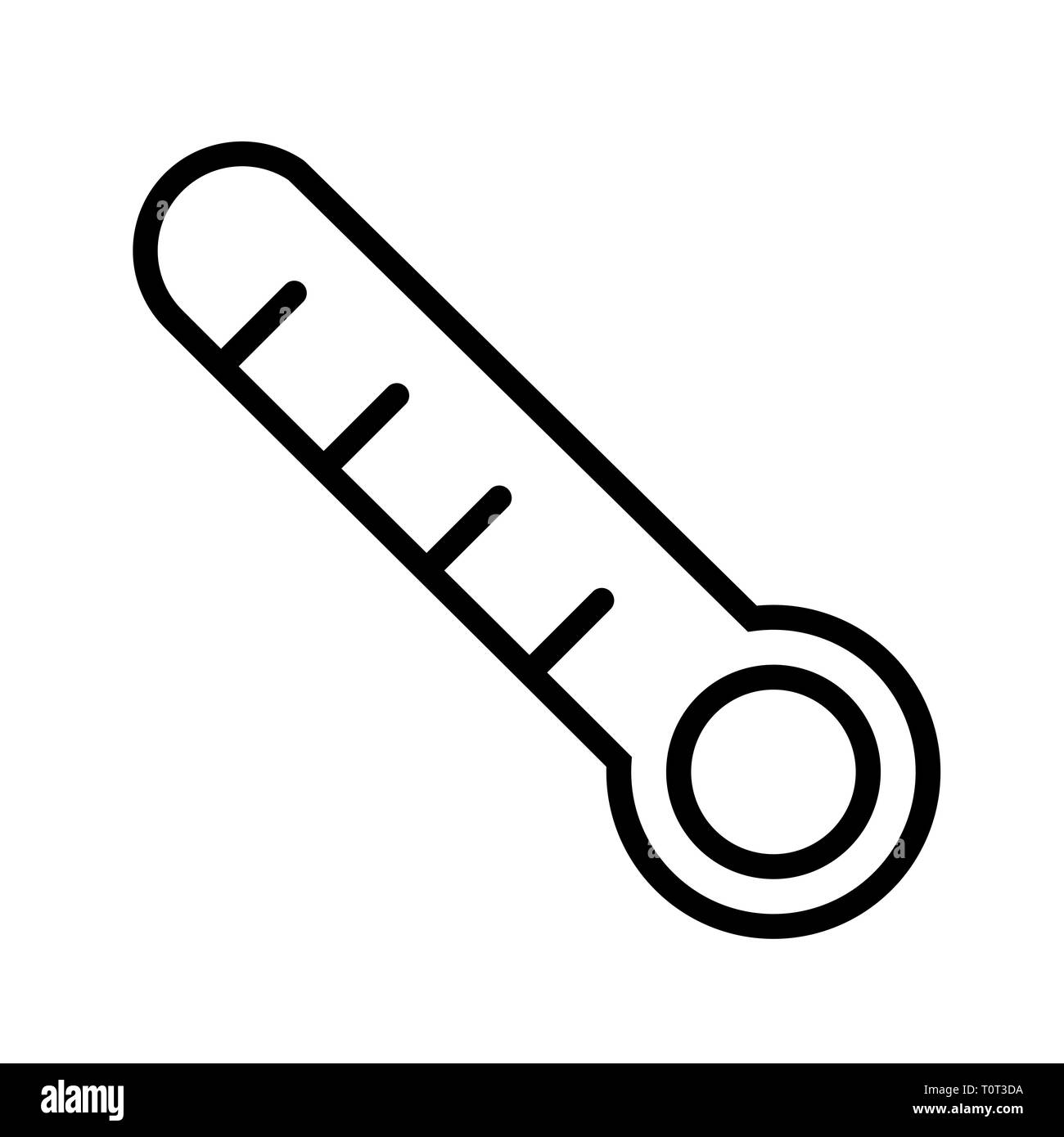 Icône Thermomètre Illustration Banque D'Images