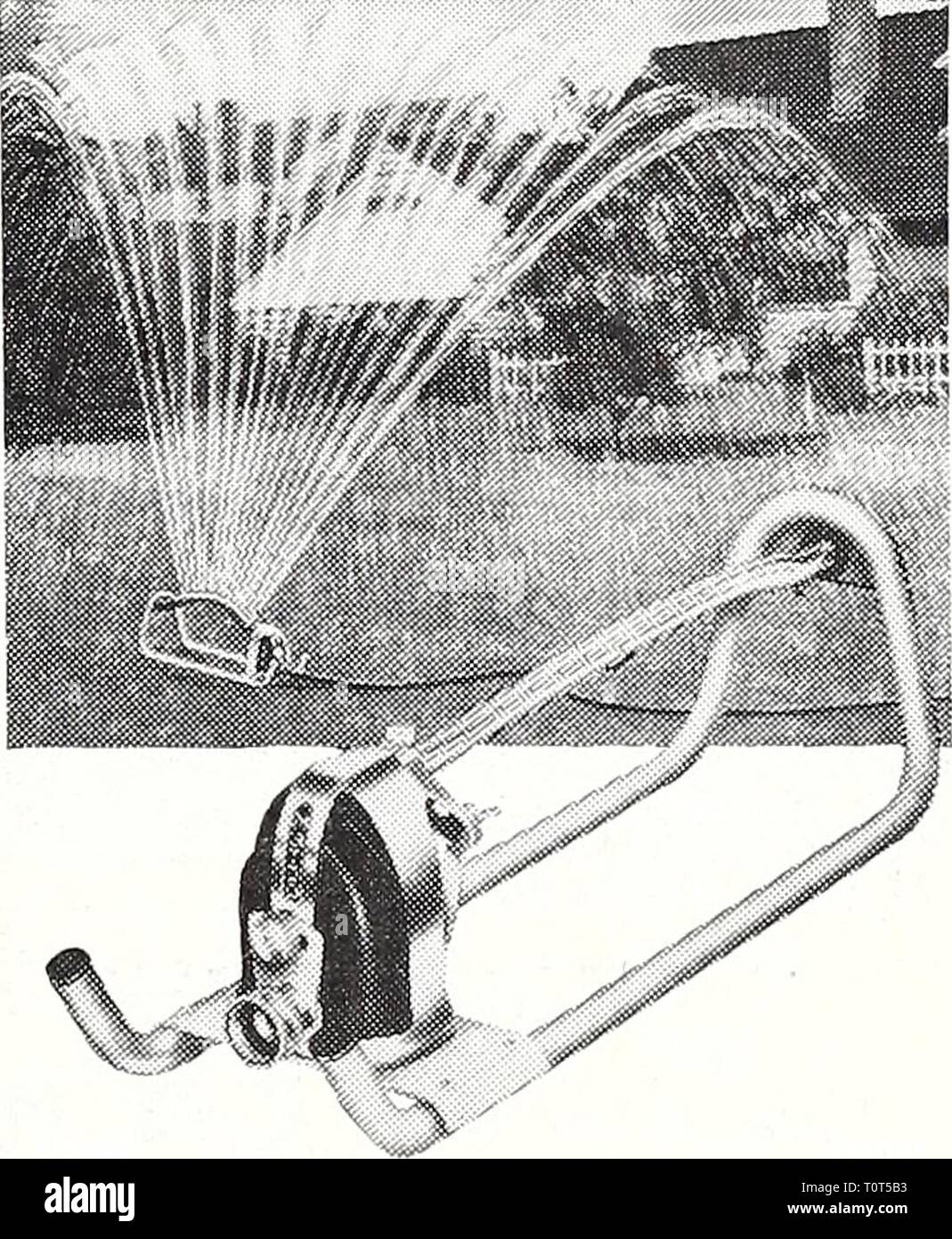Dreer's 1950 (1950) du 1950 dreers Dreer19501950henr Année : 1950 Naturain. Système d'irrigation portables. Durée de vie de l'aluminium. 5 ft. sections (poids 12 oz.). Filet de 2 pouces de pulvérisations à 25 ft. douche. 5 ft. section primaire $2.95 ; 5 pi. extension de l'article 2.75. Mieux les pelouses. (Howard B. Sprague). Le meilleur livre sur les pelouses. $2.00, post- payé. Vague Metco arroseur. Pour les années d'ennuis- service gratuit. Puissant moteur à eau, qui n'a jamais exige un graissage, jette un grand rideau d'eau lentement d'avant en arrière sur une zone rectangulaire de 40 x 50 pieds. Monté sur porteur tubulaire lisse pour protéger la pelouse. Eas Banque D'Images