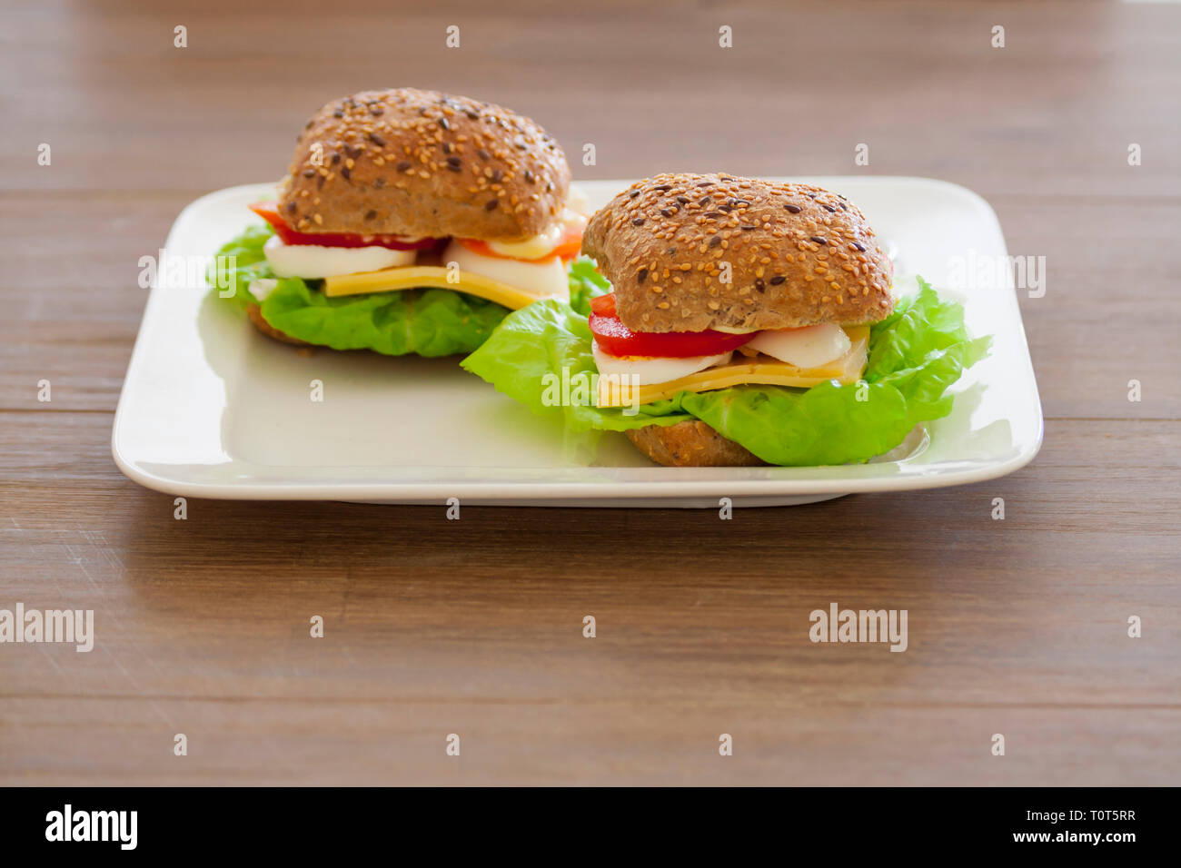 Sandwich sain Banque D'Images